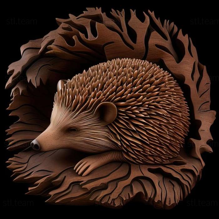 3D model hedgehog (STL)